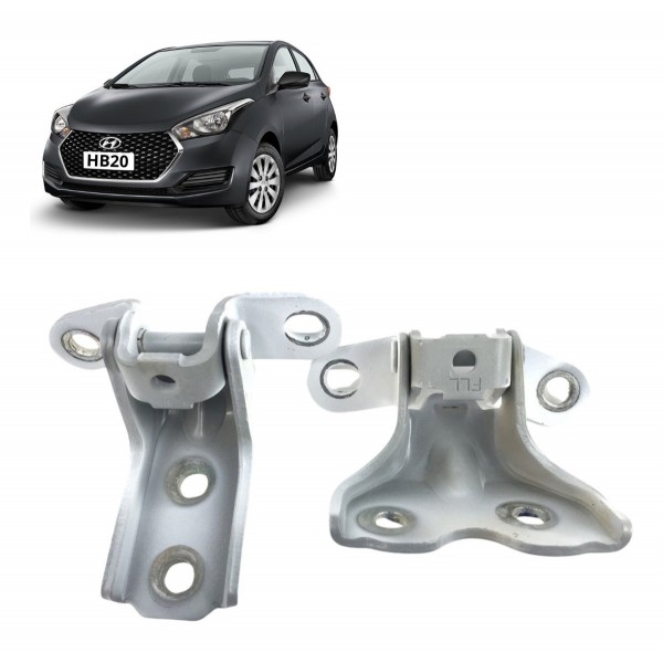 Par Dobradiça Dianteira Direita Hb20 2014 15 16 17 18 2019