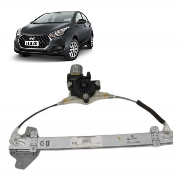 Maquina Vidro Elétrico Dianteiro Esquerdo Hyundai Hb20 2019