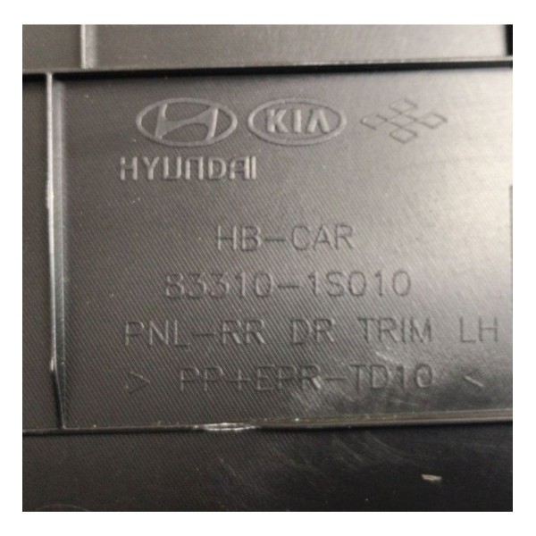 Forro Porta Traseira Esquerda Hb20 2013 14 15 16 17 18 2019