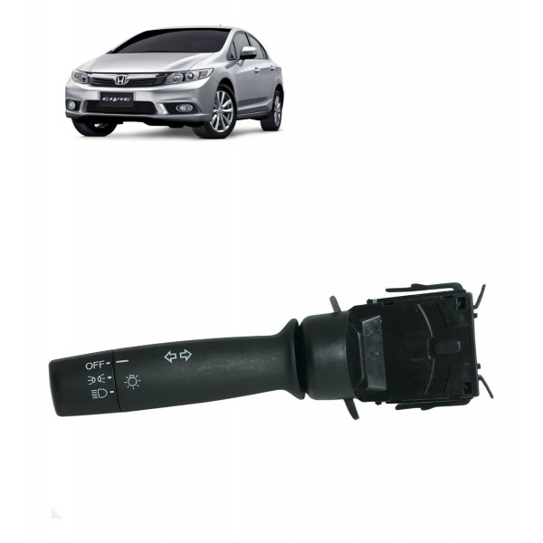 Chave Seta Luz Farol Honda New Civic 2012 2013 2014