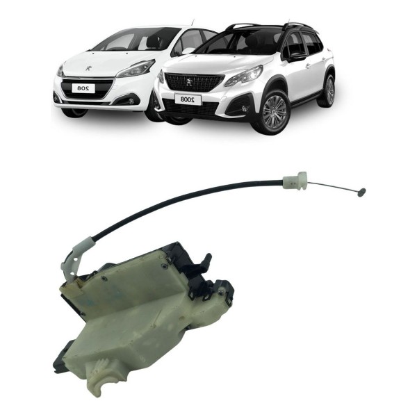 Fechadura Elétrica Dianteira Direita Peugeot 208 2013 À 2019