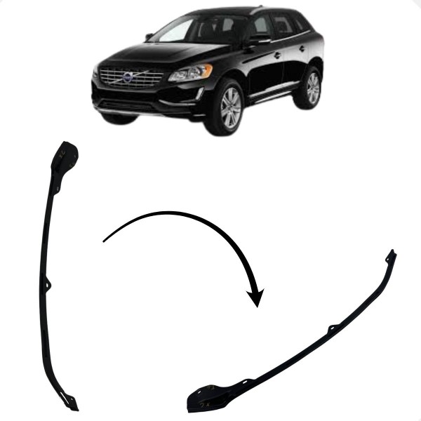 Friso Vedaçao Porta Traseira Esquerda Volvo Xc60 2011 A 2015