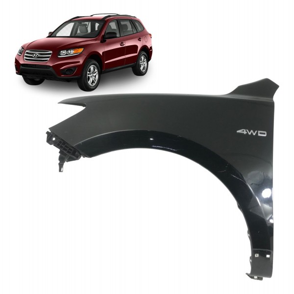 Paralama Esquerda Hyundai Santa Fé 2.7 2007 08 09 10 11 2012