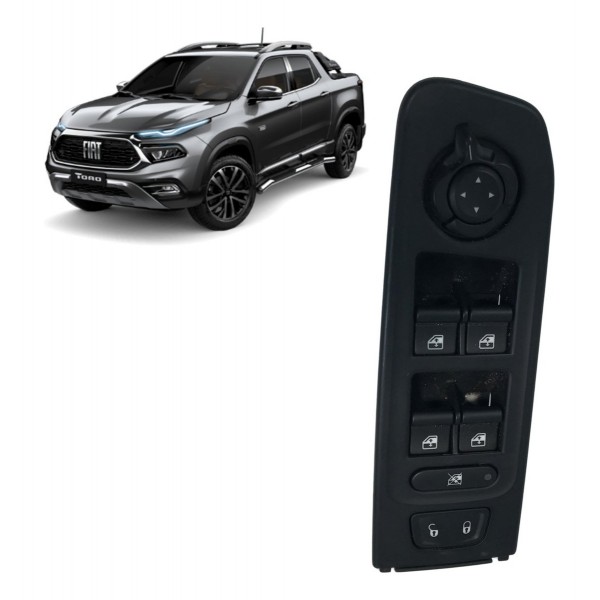 Comando Vidro Elétrico Retrovisor Fiat Toro 2016 A 2022