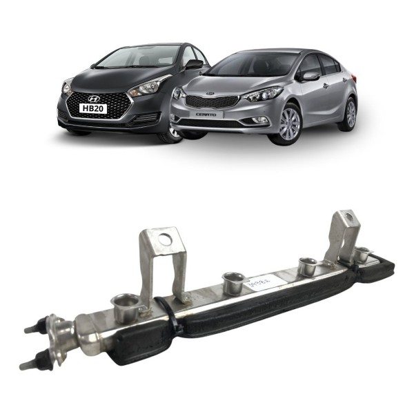 Flauta Bico Injetor Hyundai Hb20 Kia Cerato 1.6 16v