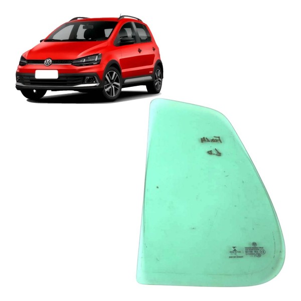 Vidro Fixo Traseiro Direito Volkswagen Fox 2012 2013 2014