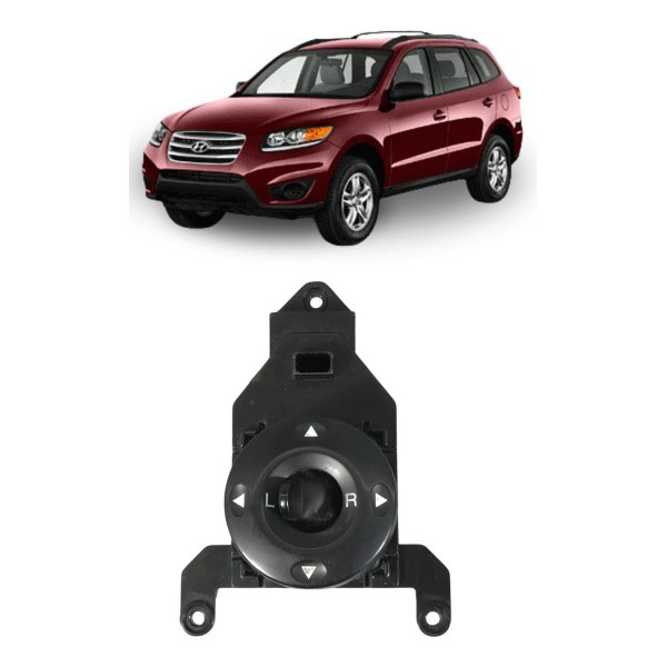 Botão Retrovisor Elétrico Santa Fe 2008 2009 2010 2011 2012